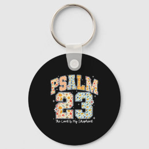 The Lord Is My Shepherd Psalm 23 Christian Bible V Keychain