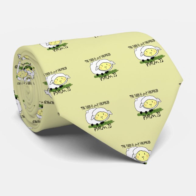 The LORD is my shepherd Psalm 23 Infant t-shirt- U Tie (Rolled)