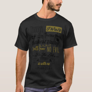 The Lord is My Shepherd Psalm 23 Religious Christ T-Shirt