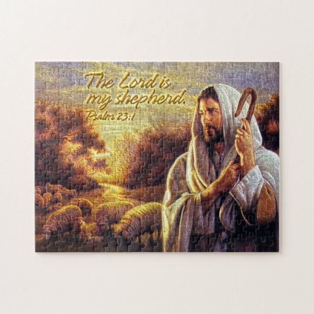The Lord is my shepherd Puzzle (Horizontal)