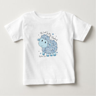 The Lord Is My Shepherd - Sheep Design Christian Baby T-Shirt