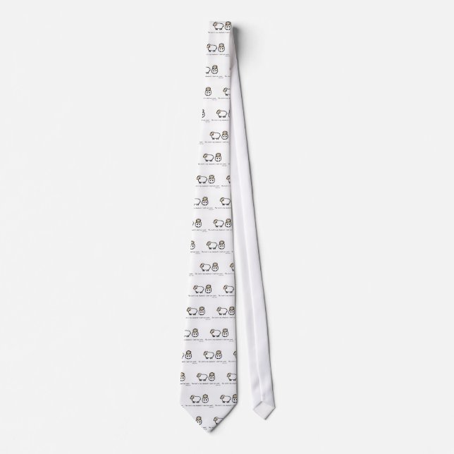 The Lord is my Shepherd Tie (Front)