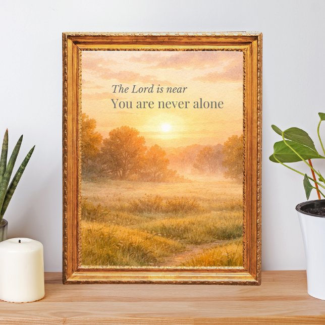 The Lord Is Near Christian Faith  Poster (Creator Uploaded)