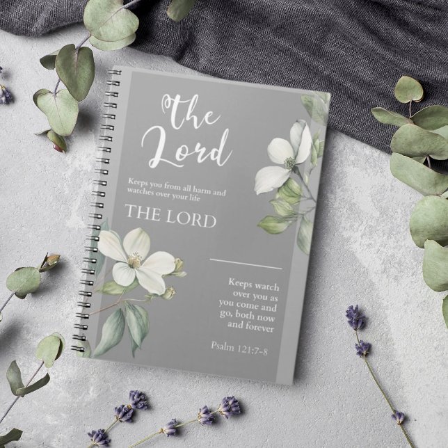 The Lord Keeps You from All Harm Psalm 121:7-8  Notebook (Creator Uploaded)