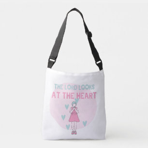 The LORD Looks at the HEART Crossbody Bag