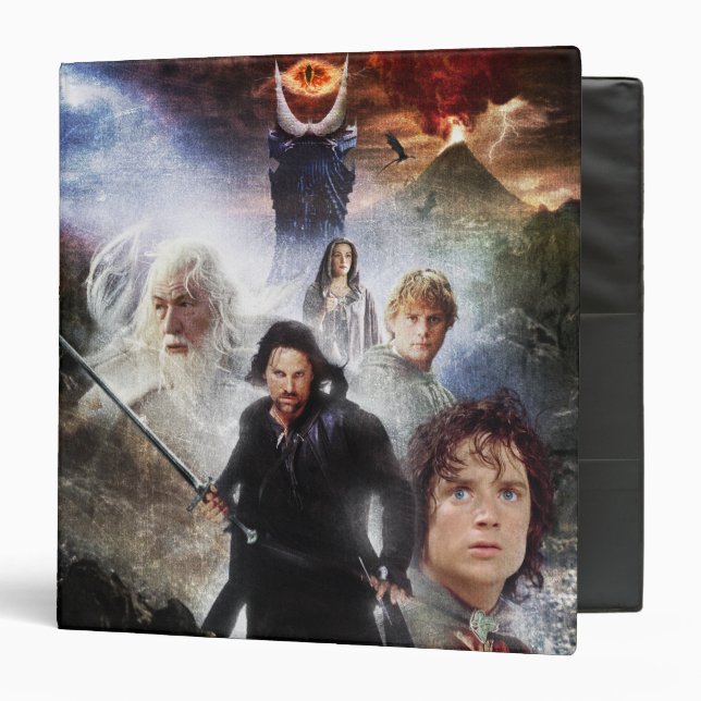 THE LORD OF THE RINGS Character Collage Binder (Front/Inside)