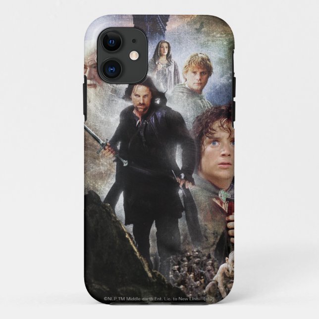 THE LORD OF THE RINGS Character Collage Case-Mate iPhone Case (Back)