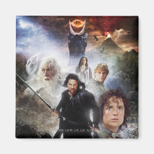 THE LORD OF THE RINGS Character Collage Magnet