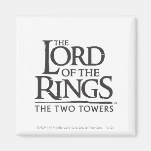 THE LORD OF THE RINGS Stacked Logo Magnet