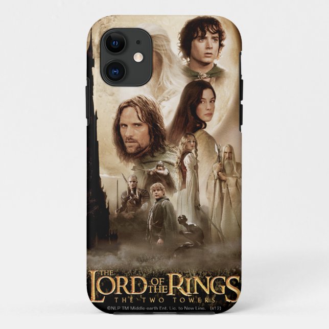 The Lord of the Rings: The Two Towers Movie Poster Case-Mate iPhone Case (Back)