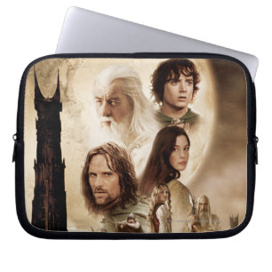 The Lord of the Rings: The Two Towers Movie Poster Laptop Sleeve