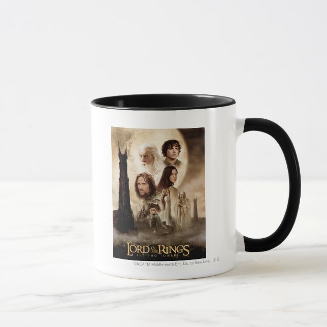 The Lord of the Rings: The Two Towers Movie Poster Mug (Right)
