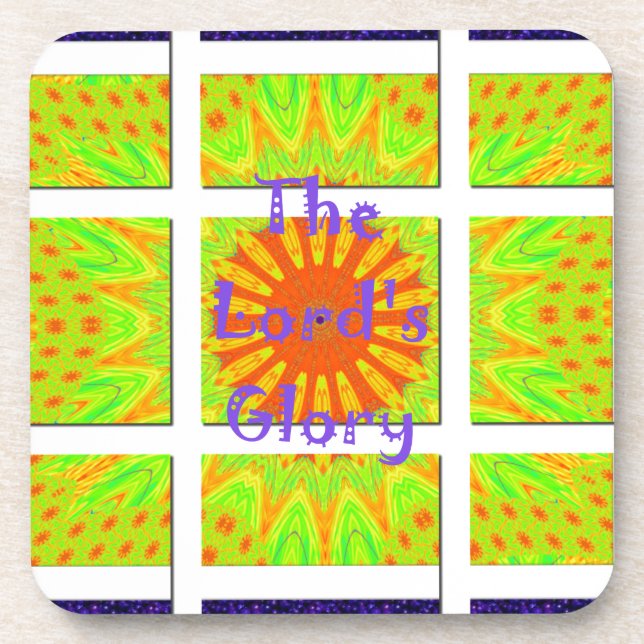 The Lord’s Glorious Geometry: Playful and Creative Coaster (Front)