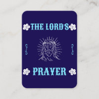 The Lord’s Prayer – Traditional Prayer Card