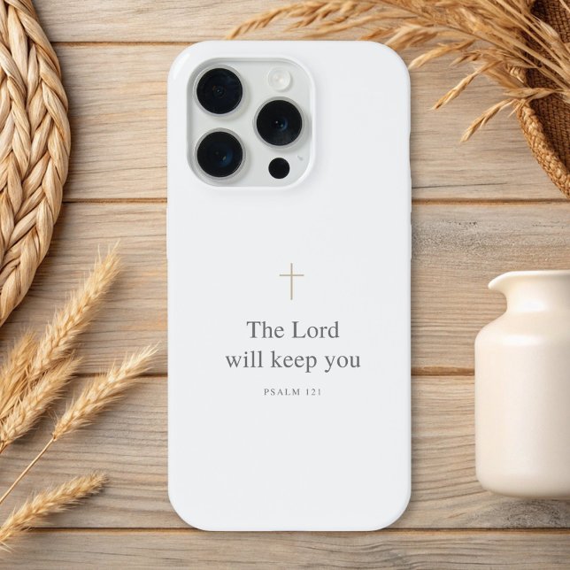 The Lord Will Keep You – Psalm 121 Christian iPhone Case (Creator Uploaded)