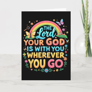 The Lord Your God Christian Vbs 2025 True North Ro Card