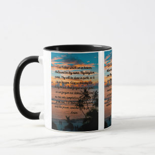 The Lord's Daily Prayer Two-Tone Mug