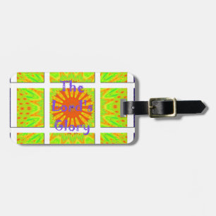 The Lord's Glory: Beautiful amazing colourful art Luggage Tag