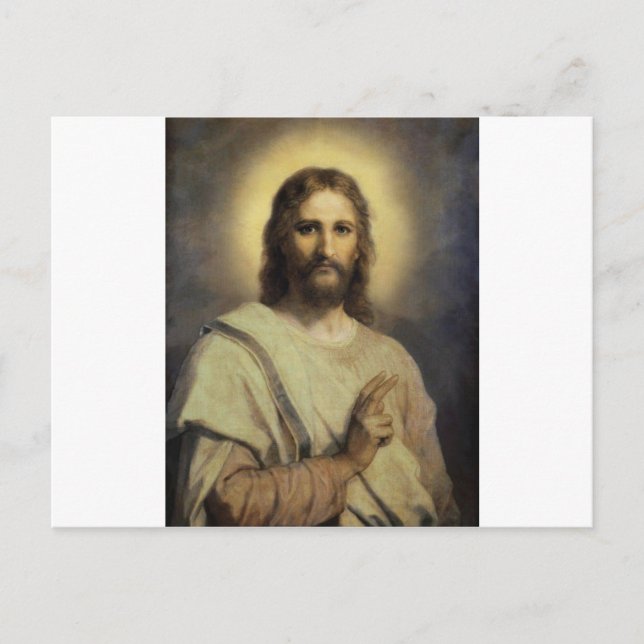 The Lord's Image - Heinrich Hofmann Postcard (Front)