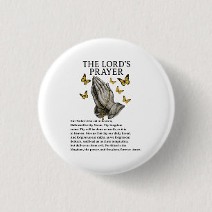 The Lord's Prayer 1 Inch Round Button