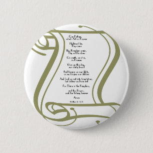 The Lords Prayer 2 Inch Round Button