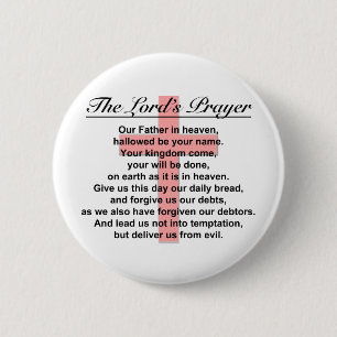 The Lord's Prayer 2 Inch Round Button