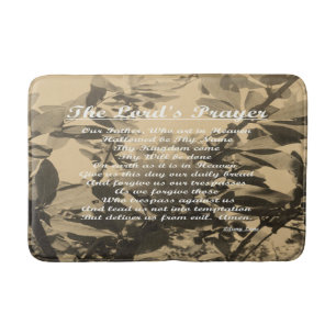 The Lords Prayer Bath Mat