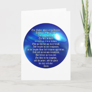 The Lord's Prayer Card