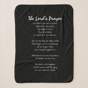 The Lord's Prayer Christian faith Sherpa Blanket