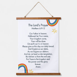 The Lord's Prayer Hanging Tapestry