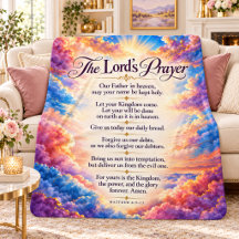 The Lord's Prayer Heavenly Sunrise Scripture