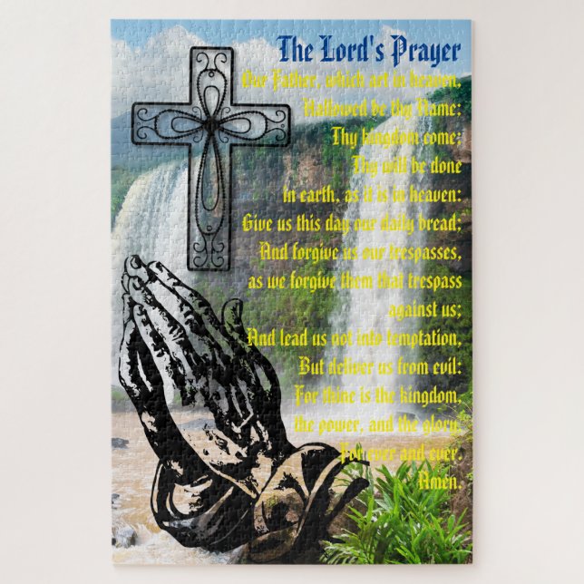 The Lord's Prayer Jigsaw Puzzle (Vertical)
