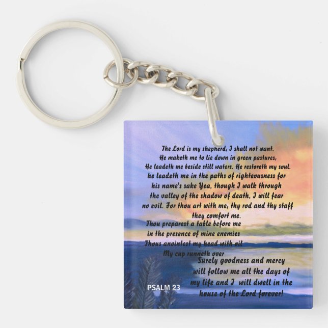 THE LORDS PRAYER  KEYCHAIN (Front)