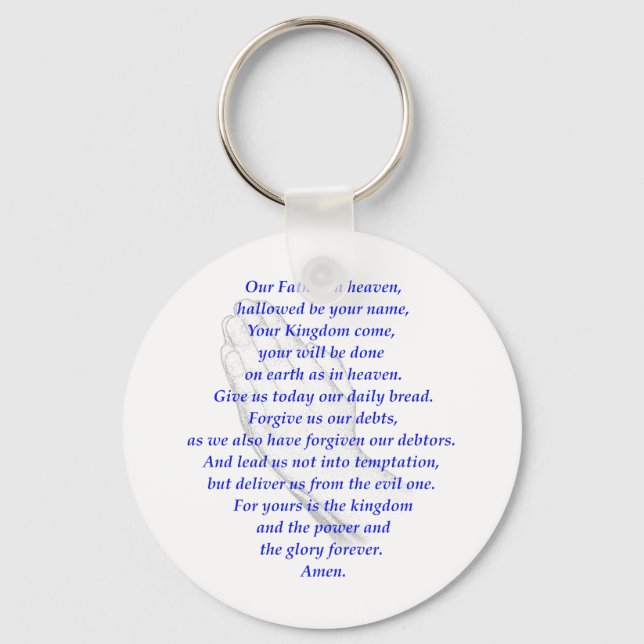 The LORD's Prayer Keychain (Front)