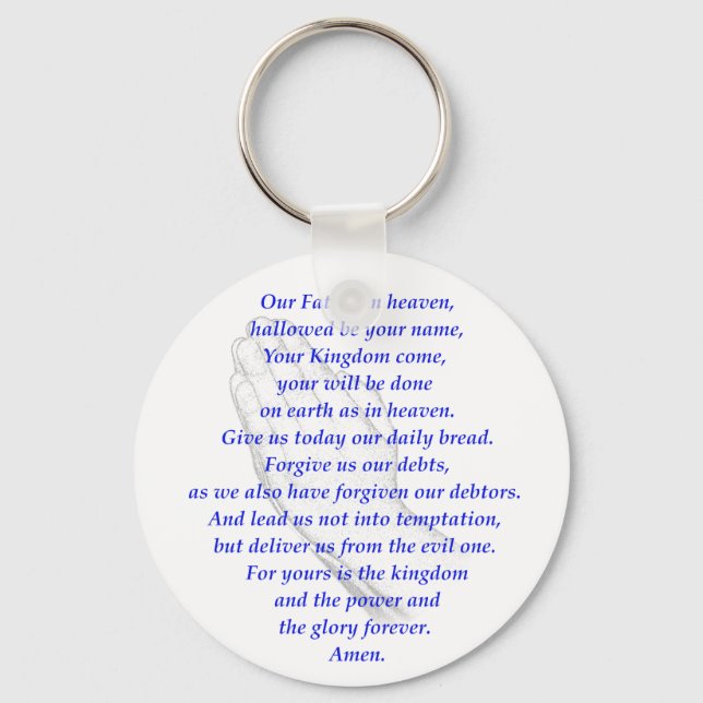 The LORD's Prayer Keychain (Front)