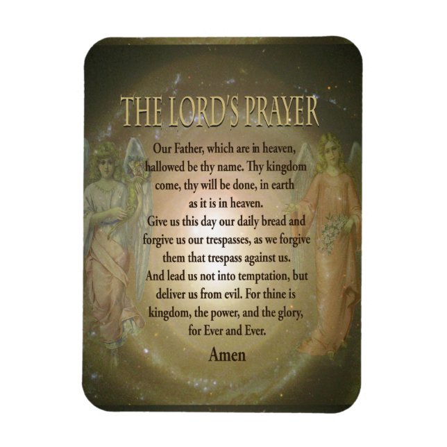 The Lord's Prayer Magnet (Vertical)