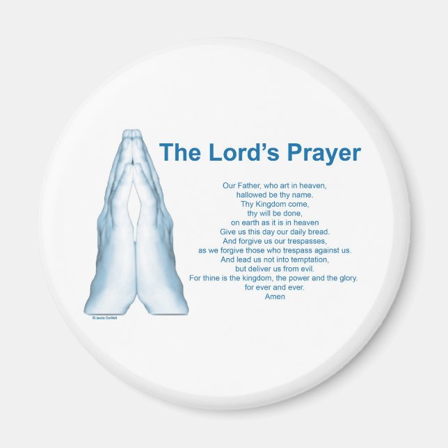 The Lords Prayer Magnet (Front)