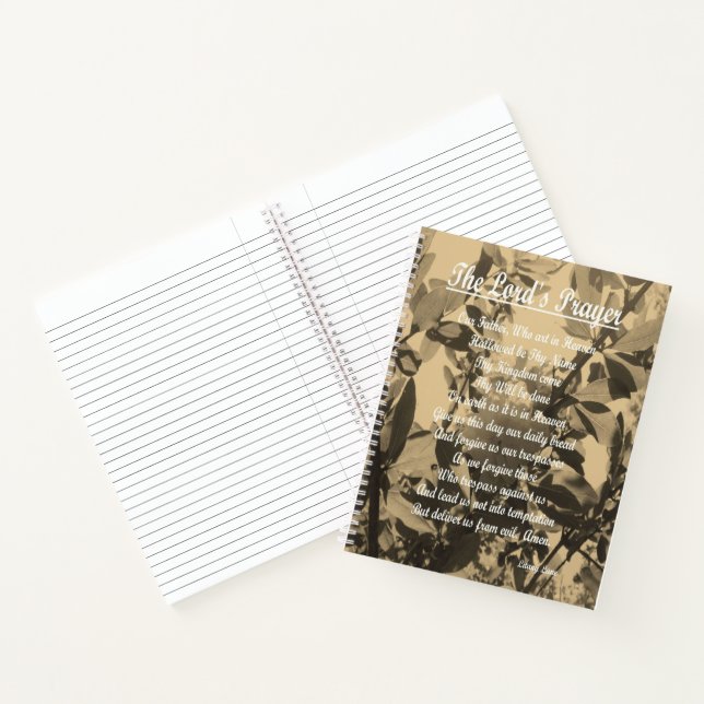The Lords Prayer Notebook (Inside)