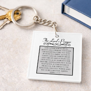 The Lord's Prayer   Our Father Keychain