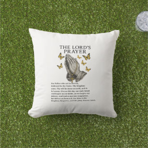 The Lord's Prayer Outdoor Pillow