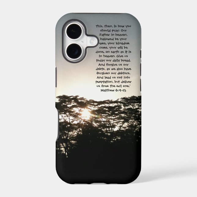 The Lord's Prayer Phone Casing (Back)