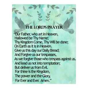 The Lord's Prayer  Photo Print
