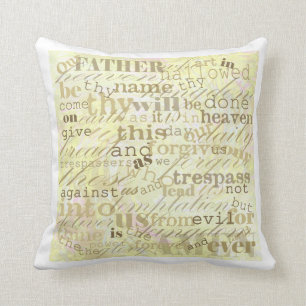 The Lord's Prayer Pillow