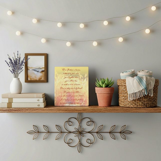 The Lord's Prayer Plaque (Creator Uploaded)