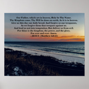 THE LORDS PRAYER POSTER
