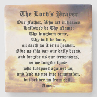 The Lord's Prayer, Sunrise, Marble Coaster