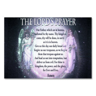 The Lord's Prayer Table Number