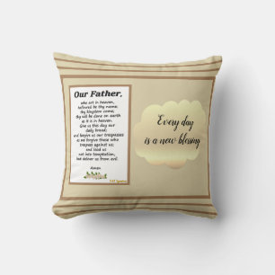 The Lord's Prayer Two Way Cushion