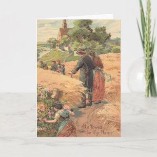 The Lord's Prayer Vintage Inspired Card