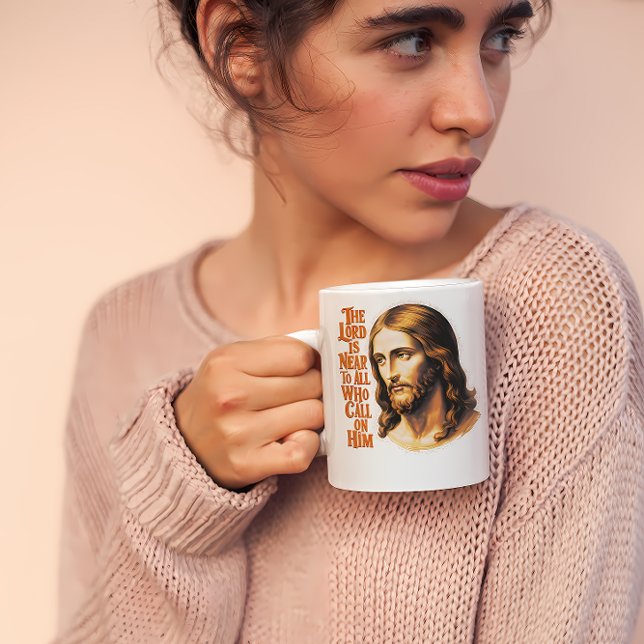 The Lords Presence: Jesus Responds to All Who Call Coffee Mug (Creator Uploaded)
